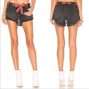 We The Free Sashed & Relaxed Short in Black